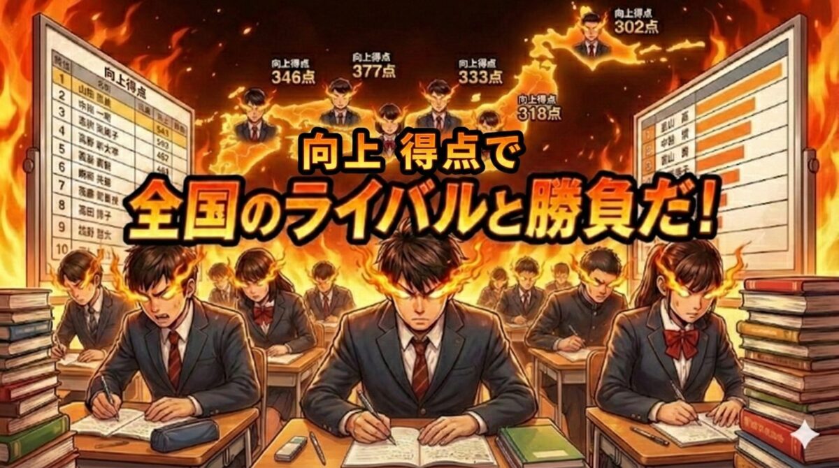 向上得点で全国のライバルと勝負