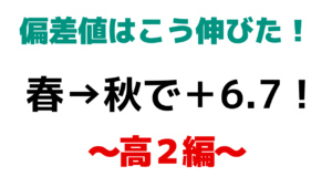 日本史が4ヶ月で41点アップ (2)