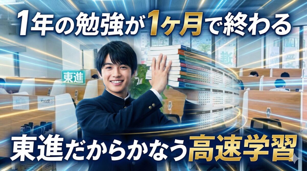 東進だからこそかなう高速学習