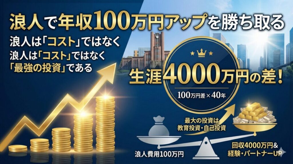 浪人は最大の自己投資である