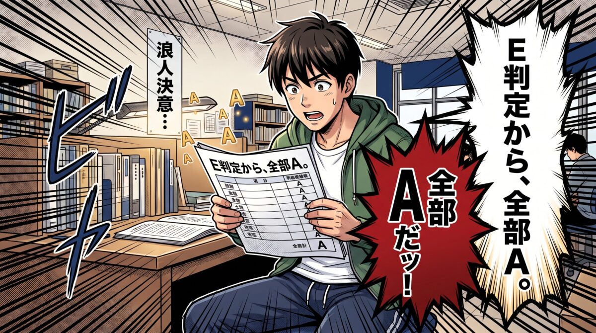 浪人したら全部A判定