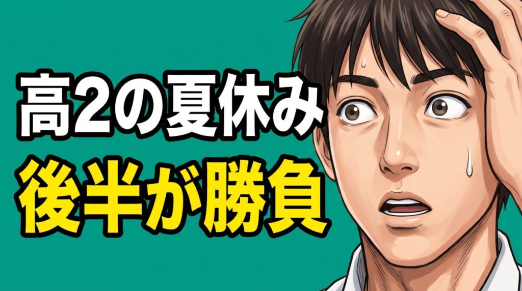 高2の夏休みは後半が勝負