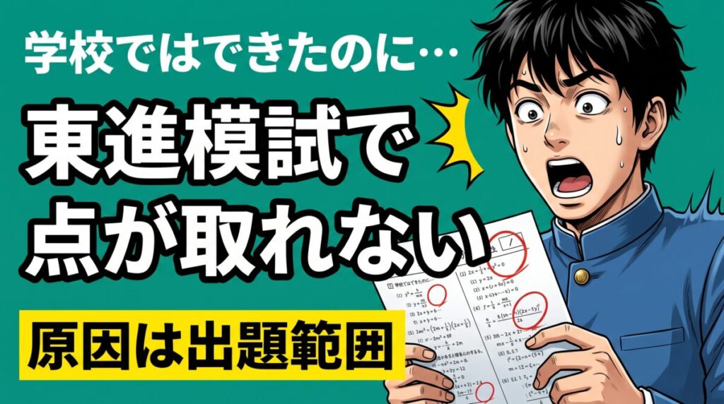 東進模試で点が取れない理由