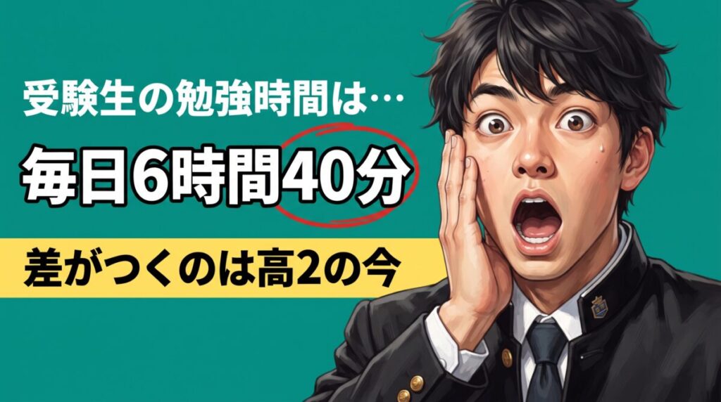 受験生は毎日6時間。新高3のテーマ「自走」は高2の今つくる